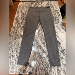 Athleta Charcoal Gray Ultimate Stash Pocket 7/8 Medium Tall Leggings